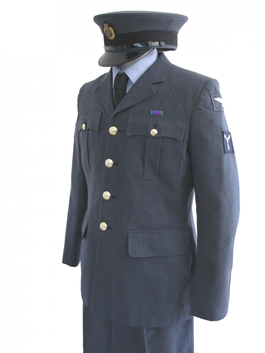Men's 1940s Wartime RAF Uniform Jacket Chest 40" Image